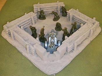Japanese Log Artillery Bunker (13.5 in. x 13.5 in.)--AWAITING  RESTOCK. Japanese Log Artillery Bunker (13.5 in. x 13.5 in.)--AWAITING  RESTOCK. #20150