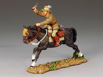Image of Australian Lighthorse Officer with Pistol--single mounted figure--RETIRED--LAST ONE!!