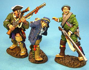 The Prisoner, Roger's Rangers, the Raid on St. Francis--three figures--RETIRED--LAST ONE!! The Prisoner, Roger's Rangers, the Raid on St. Francis--three figures--RETIRED--LAST ONE!! #20321