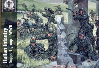 WWII Italian Infantry Support Group--26 figures in 13 poses--AWAITING RESTOCK. WWII Italian Infantry Support Group--26 figures in 13 poses--AWAITING RESTOCK. #20334