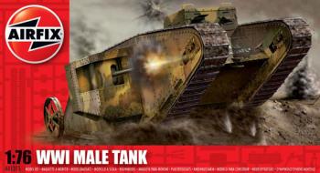 WWI Male Tank--Vintage #0