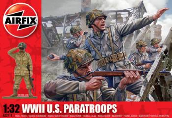 Image of U.S. Paratroops figures--14 Unpainted Figures