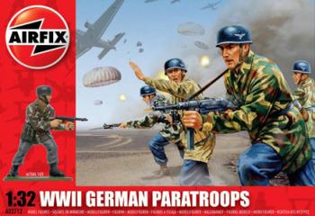 Image of German Paratroops figures - 14 Unpainted Figures -- FUTURE RELEASE!