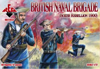 Image of British Naval Brigade (Boxer Rebellion, 1900)--48 figures in 12 poses