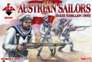 Image of Austrian Sailors (Boxer Rebellion 1900)--48 figures in 12 poses--FIVE IN STOCK.