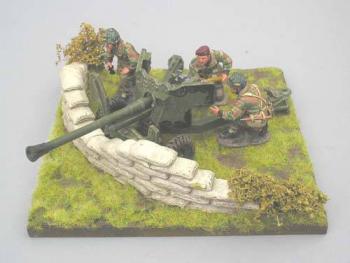 Image of Sandbag emplacement--base is 6 in. x 6 in.--Pre-Order:  2 to 3 months