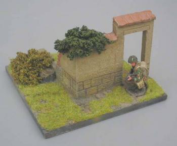 Image of Ruined garden corner--6" square base x 4.52 high -- AWAITING RESTOCK!