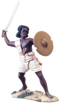 Image of Hadendoa (Fuzzy-Wuzzy) Attacking with Sword #1--single figure--RETIRED--LAST ONE!! Image of Hadendoa (Fuzzy-Wuzzy) Attacking with Sword #1--single figure--RETIRED--LAST ONE!!