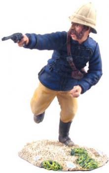 Image of British 24th Foot Officer in Patrol Jacket #1--single figure--RETIRED--LAST ONE!!