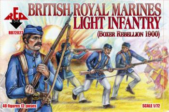 Image of British Royal Marines Light Infantry, Boxer Rebellion 1900--48 figures in 12 poses.