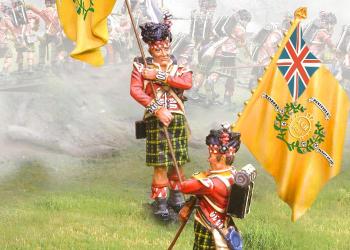 Image of 92nd Highlanders Kings Colors--single figure--RETIRE--LAST ONE!!