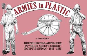 Image of British Royal Artillery in Shirt Sleeve Order, Egypt & Sudan--Red Plastic