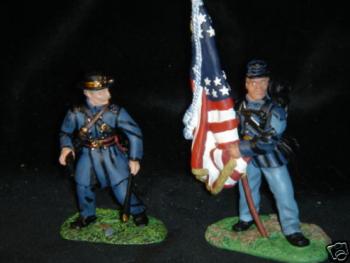 Image of Union Command Set--69th Pennsylvania--two figures-RETIRED--LAST ONE!!