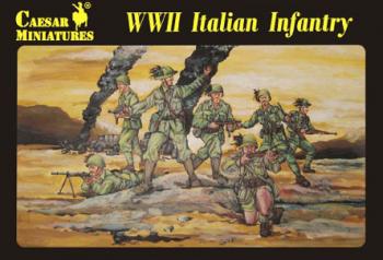 Image of WWII Italian Infantry--31 figures in 12 poses--1:72 scale--ONE IN STOCK!
