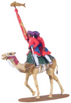 Image of Emblem-Bearers of Cutch on Camel No.1--two figures on single camel--RETIRED--LAST ONE!! Image of Emblem-Bearers of Cutch on Camel No.1--two figures on single camel--RETIRED--LAST ONE!!
