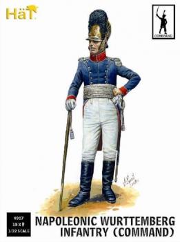 Image of Napoleonic Wurttemberg Command - 18 figures in 6 poses