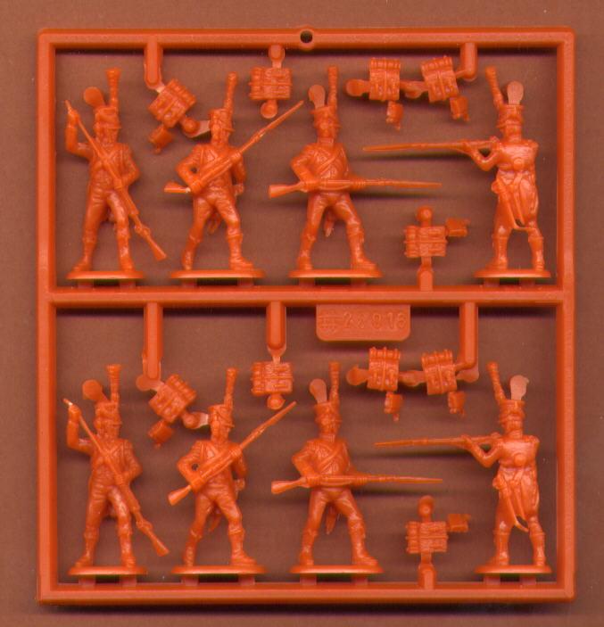 28mm French Chasseurs Action poses--thirty-two 28mm plastic figures #2