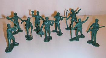 Image of Boonesboro Pioneers (25 pcs - green)--RETIRED