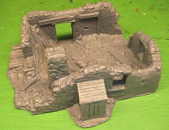 Destroyed Rural Farmhouse (12.5x9W x5h)--AWAITING RESTOCK. Destroyed Rural Farmhouse (12.5x9W x5h)--AWAITING RESTOCK. #22050