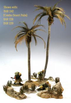 Image of Desert Palm Combo (Large) (1 small + 1 large + 1 base) 11 in. Tall--RETIRED--LAST TWO!!