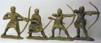 Image of Medieval Bowmen--four figures