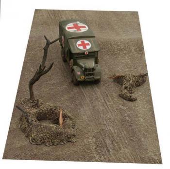 Image of Mud mat with diagonal tracks--12 in. x 29 in.--THREE IN STOCK.