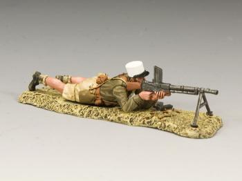 Image of FFL Legionnaire Lying firing Machine Gun--single figure--RETIRED.