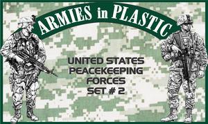 United States Peacekeeping Forces Set #2--18 figures in 6 poses (od green) #1