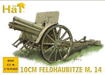 Image of WWI Austrian 10cm Gun--4 guns