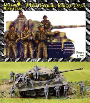 Image of WWII German Panzer Crews--18 figures in 11 poses--TWO IN STOCK!