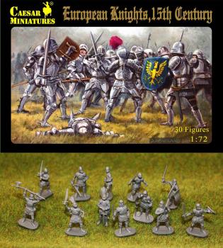 Image of European Knights, 15th Century--30 figures in 12 poses--THREE IN STOCK.