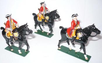 Image of British Cavalry - 6th Inniskillings Dragoons, Officer & 2 Troopers