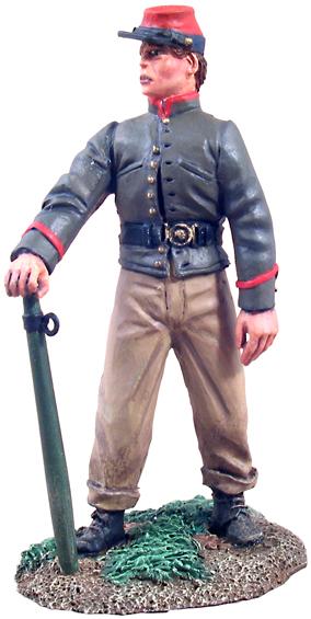 Confederate Infantry Crewman holding Trail Spike No.1--single figure--RETIRED--LAST TWO!! #1