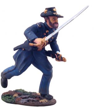 Image of Union Infantry Iron Brigade Officer Charging No.1--single figure--RETIRED--LAST ONE!!