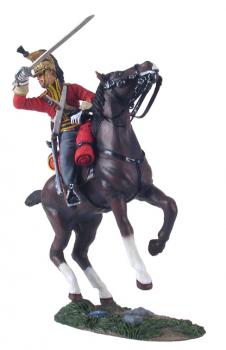 Image of British 1st Royal Dragoon Trooper Charging No.2--single mounted figure--RETIRED--LAST ONE!!