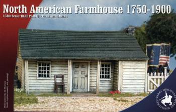Image of North American Farmhouse, 1750-1900--1/56 scale for 28mm gaming