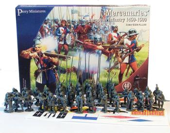 Image of MERCENARIES - European Infantry, 1450-1500--forty 28mm plastic figures