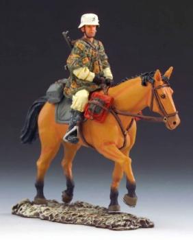 Image of Mounted SS Cavalry Trooper--Winter 1944--single figure--RETIRED--LAST ONE!!