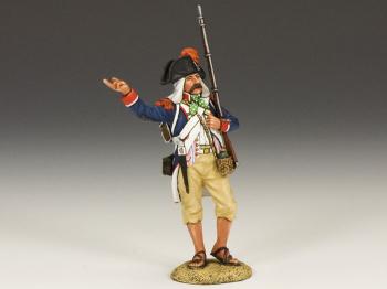 Image of Napoleonic French Soldier Pointing--single figure--RETIRED.