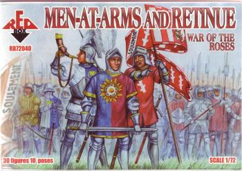 Wars of the Roses Men-at-Arms and Retinue--30 figures in 10 poses--ELEVEN IN STOCK. #0