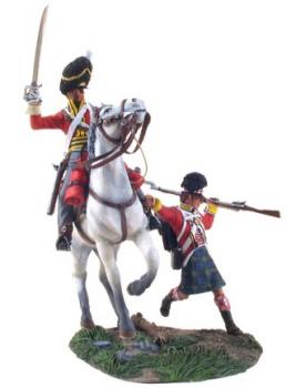 Image of Forward Gordon's #3--Scots Grey Trooper and Wounded Gordon Highlander--three piece set--RETIRED--LAST ONE