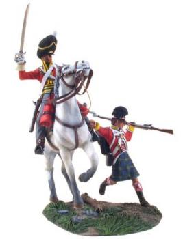 Image of Forward Gordon's #3--Scots Grey Trooper and Wounded Gordon Highlander--three piece set--RETIRED--LAST ONE Image of Forward Gordon's #3--Scots Grey Trooper and Wounded Gordon Highlander--three piece set--RETIRED--LAST ONE