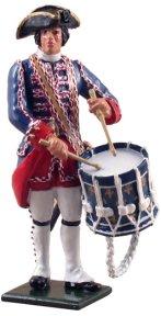 Image of Compagnies Franches de la Marine Drummer, 1754-1760--single figure