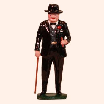 Image of Toy Soldier Set Sir Winston Churchill with Walking Stick - single figure