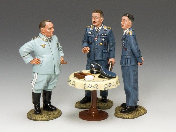 A Squadron of Spitfires! Goering, Galland, & Molders--three figures--RETIRED. #1