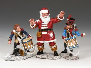 Image of The Napoleonic Snow Battle--three figure set--RETIRED--LAST FOUR!!