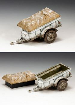 Image of Supplies Trailer (winter)--RETIRED--LAST ONE!! Image of Supplies Trailer (winter)--RETIRED--LAST ONE!!