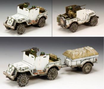 Image of U.S. Armored Jeep (Winter Version)--RETIRED. LAST TWO!