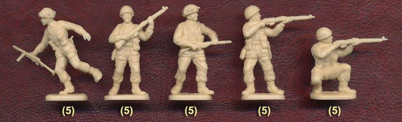 WW II British Paratroopers Red Devils--50 figures in 15 poses #2