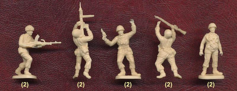 WW II British Paratroopers Red Devils--50 figures in 15 poses #4